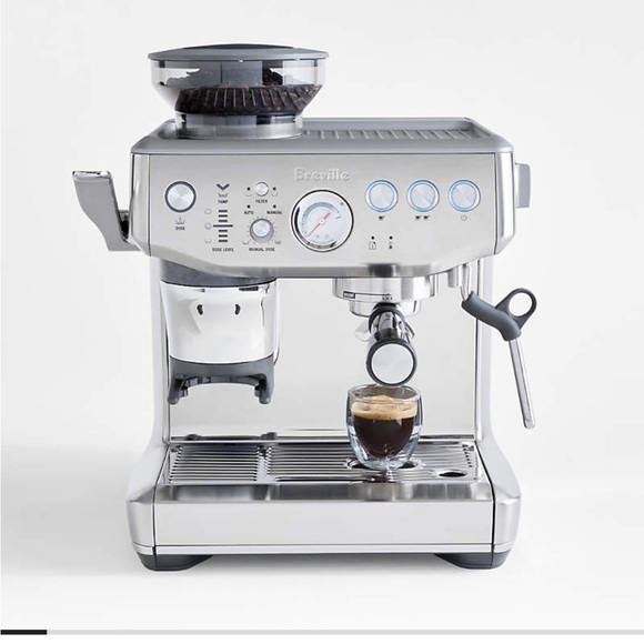 Breville Silver Espresso Machine with Milk Frother